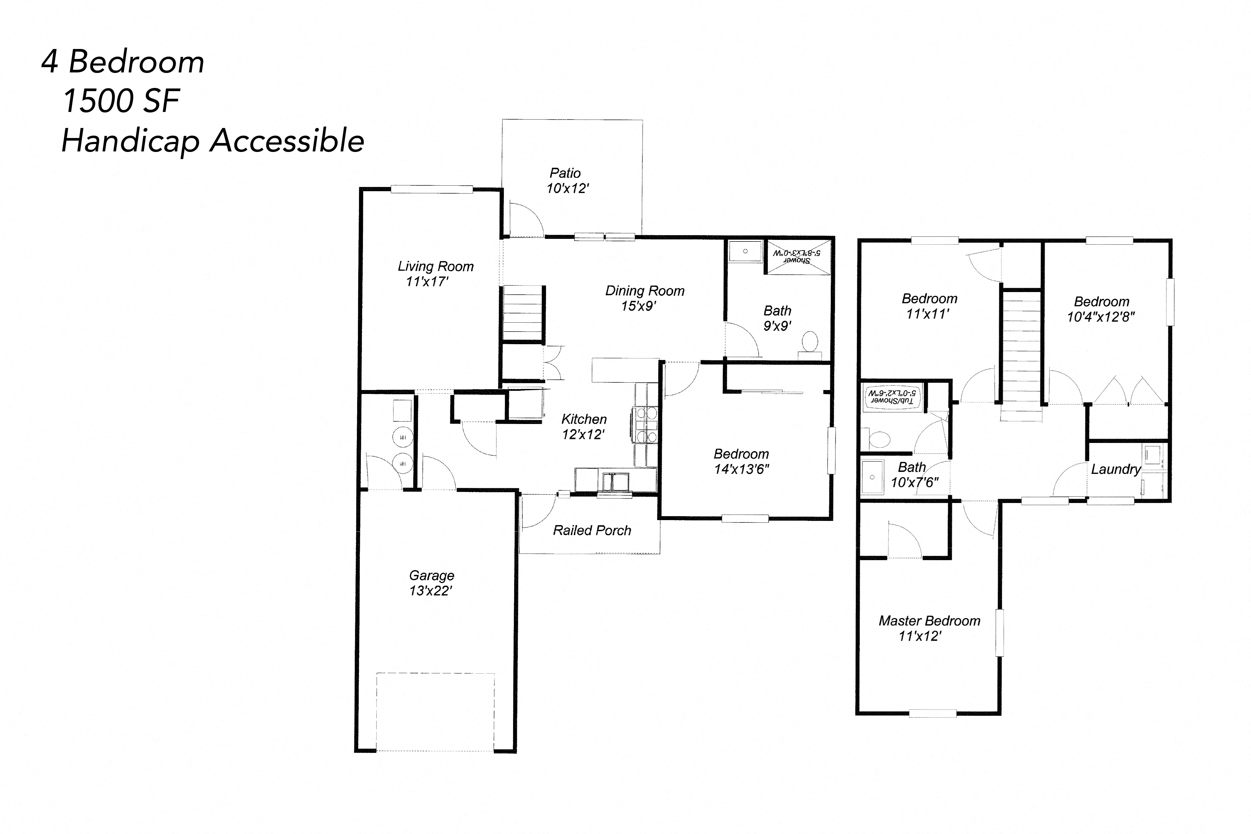 Floor Plans of Rock Creek Townhomes in Luverne, MN